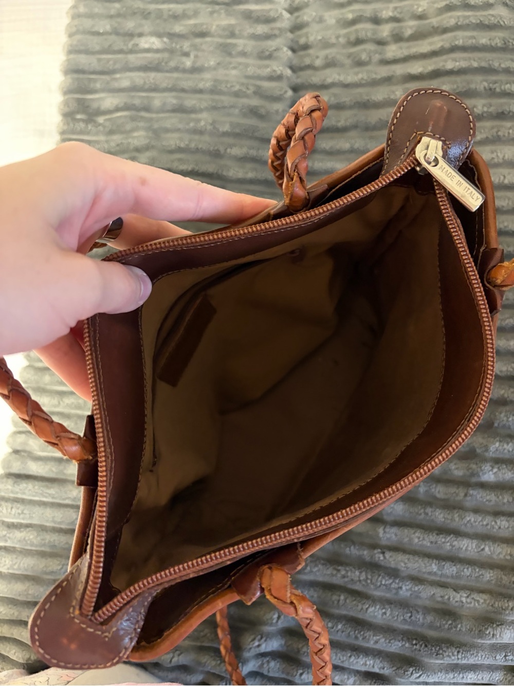 Vintage Italian Leather Purse - Picture 8 of 9